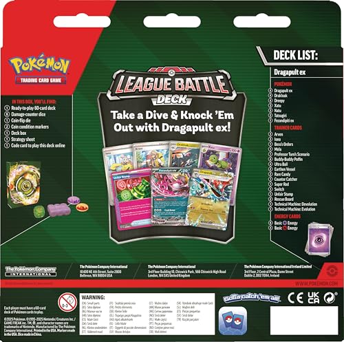 Pokemon TCG: Dragapult ex League Battle Deck