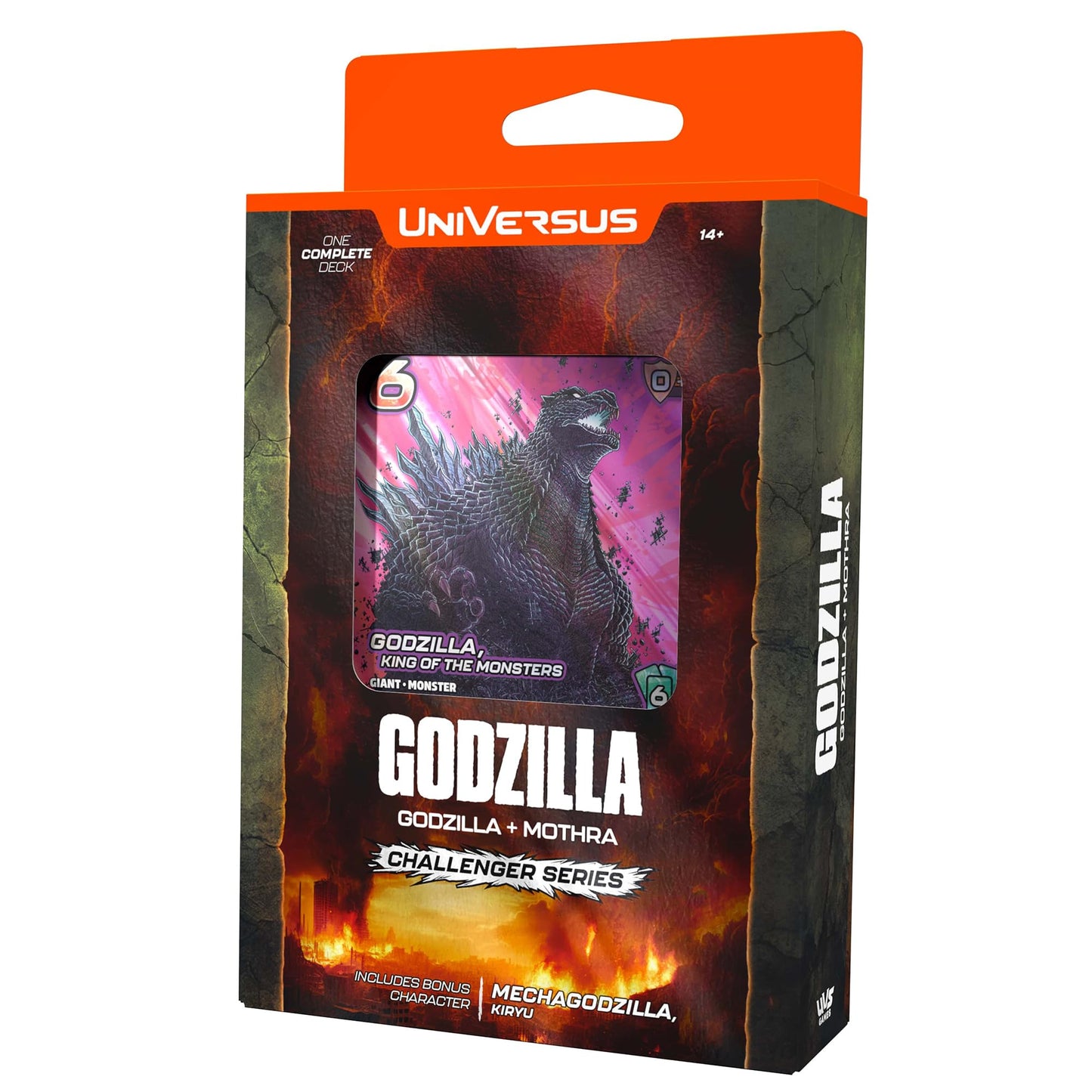 UniVersus Godzilla Challenger Series - Godzilla & Mothra Deck - 2 Character Decks, Ready to Play, Deck Building Card Game, Licensed, UVS Games