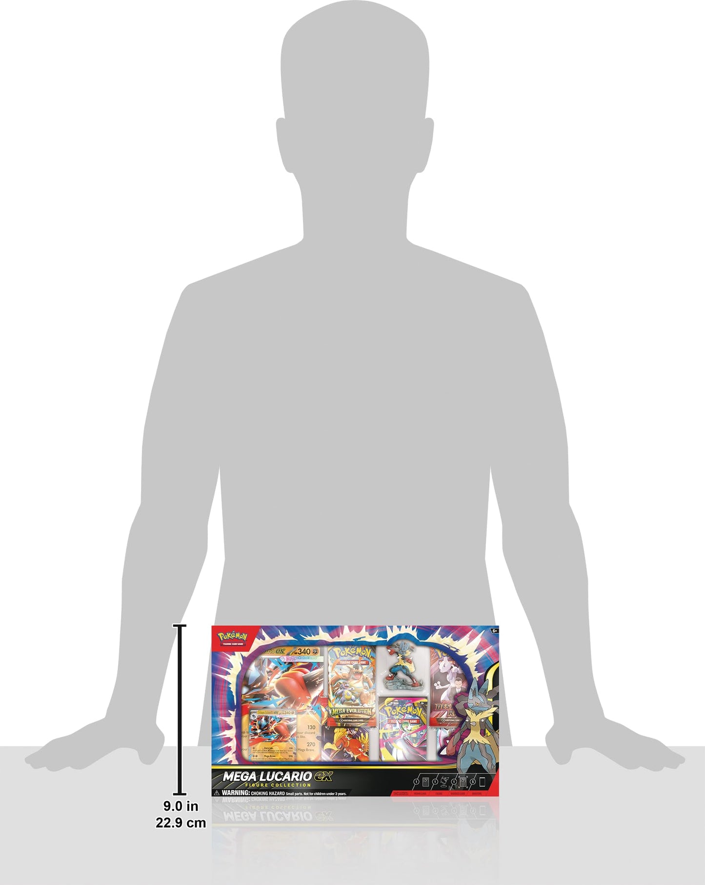 Pokémon TCG: Mega Lucario ex Figure Collection