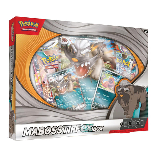 Pokemon TCG: MABOSSTIFF EX Box - 4 Packs, Promos