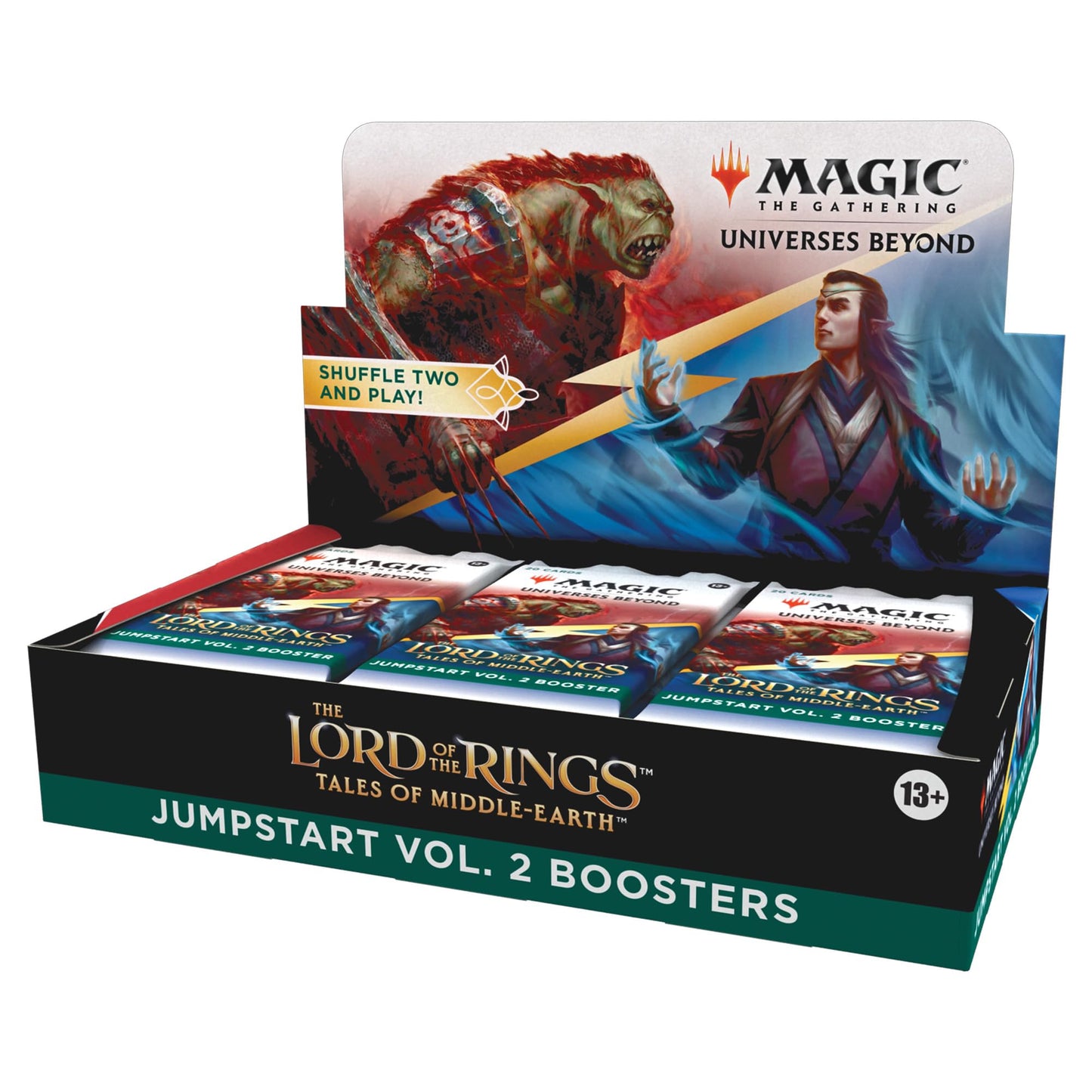 Magic: The Gathering The Lord of The Rings: Tales of Middle-Earth Jumpstart Vol. 2 Booster Box - 18 Packs (2-Player Fantasy Card Game)