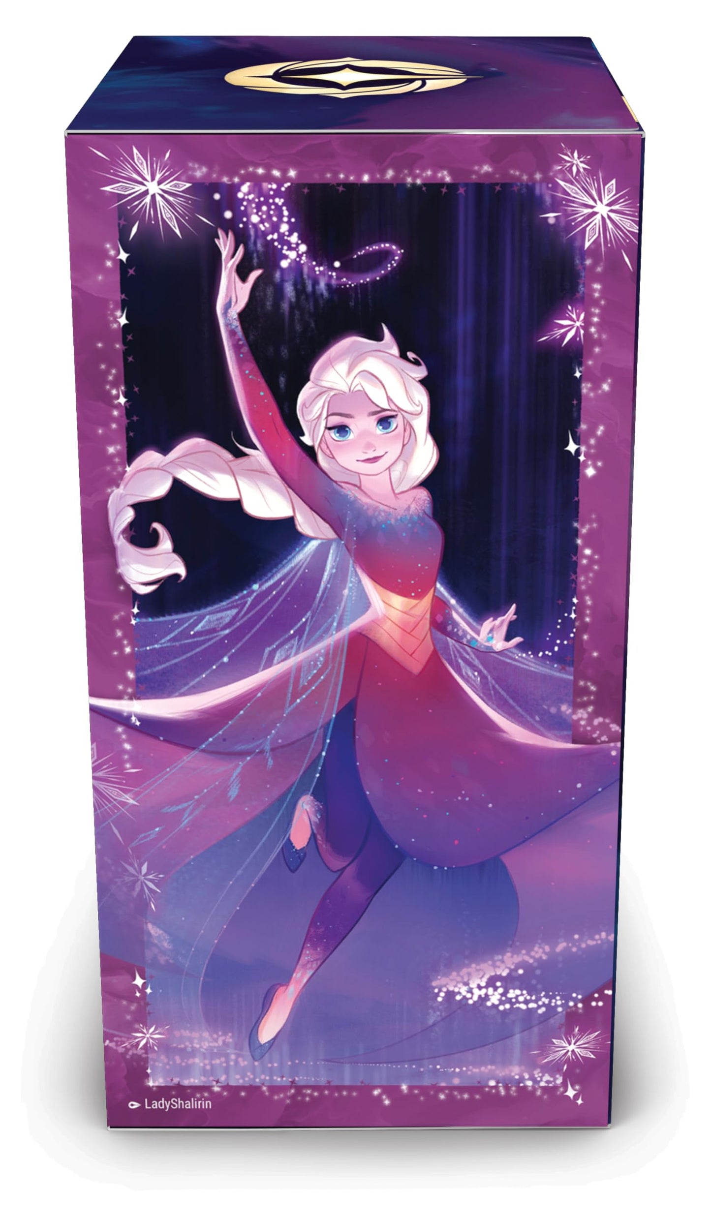 Ravensburger Disney Lorcana TCG: Elsa Gift Box – 5 Booster Packs, The Fifth Spirit Promo Card & Storage Box for 252 Cards | Trading Card Game & Disney Collectible | Ages 8+