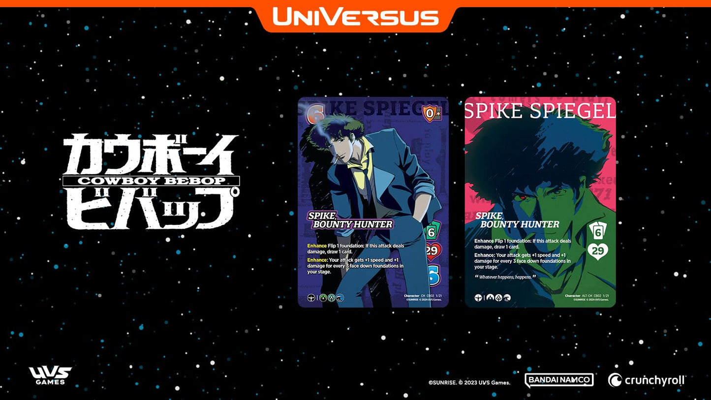 UVS Games UniVersus Cowboy Bebop Challenger Series