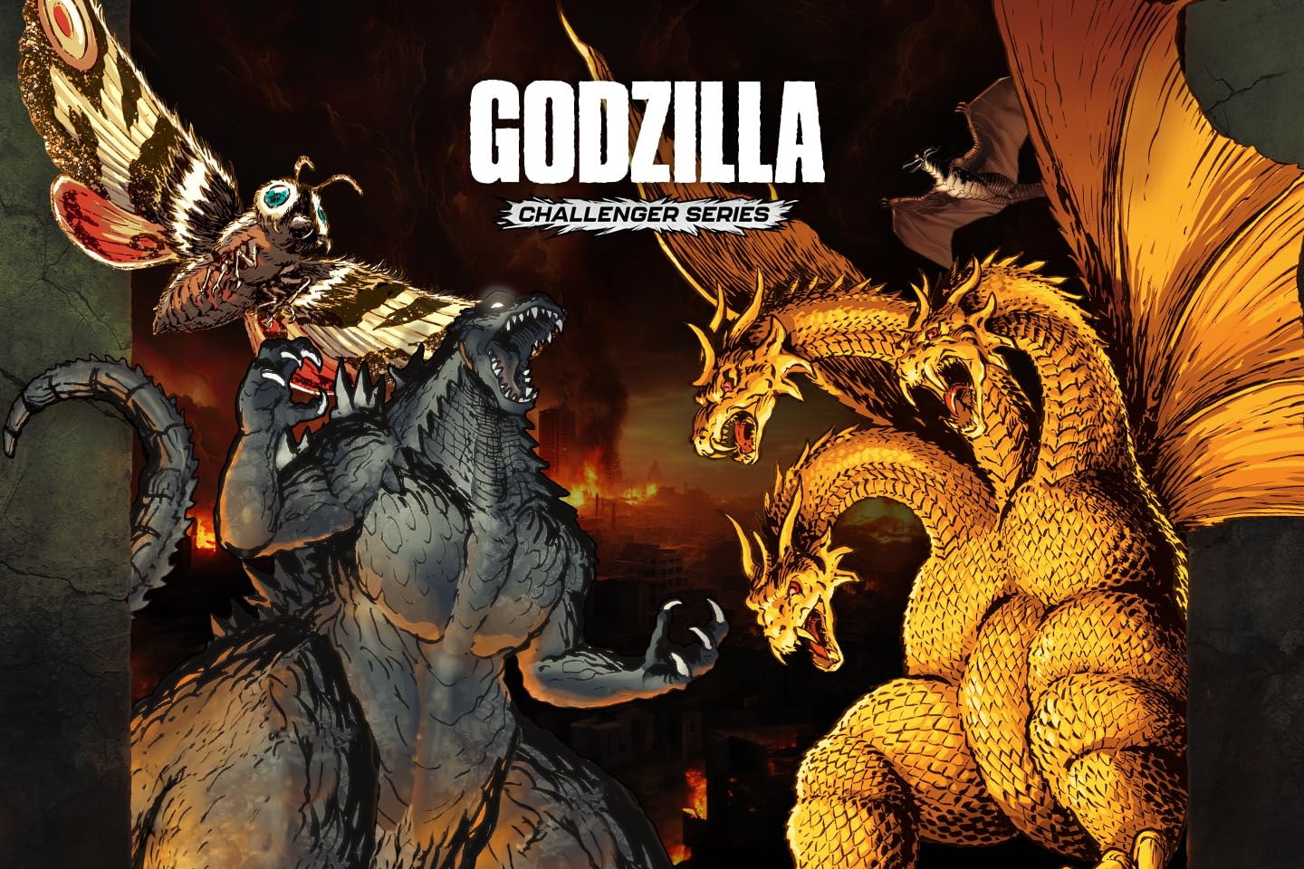 UniVersus Godzilla Challenger Series - King Ghidorah & Rodan Deck - 2 Character Decks, Ready to Play, Licensed, UVS Games