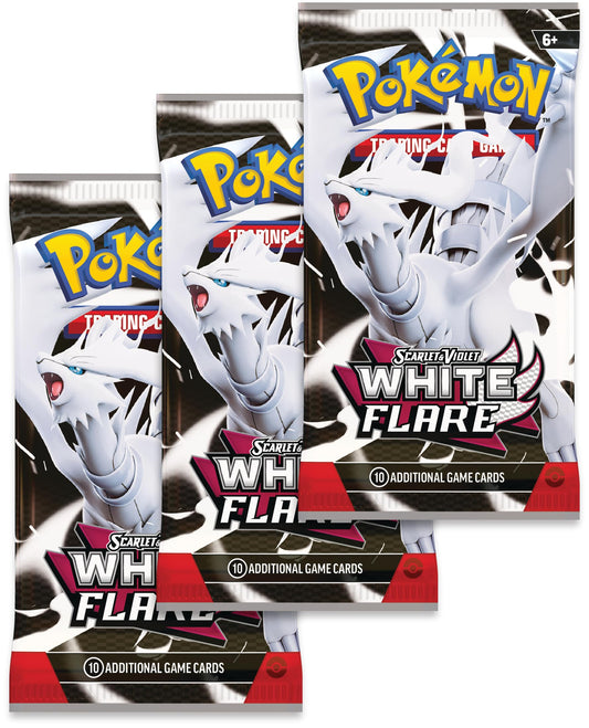 Pokemon TCG Scarlet & Violet 10.5 White Flare Tech Sticker Blister
