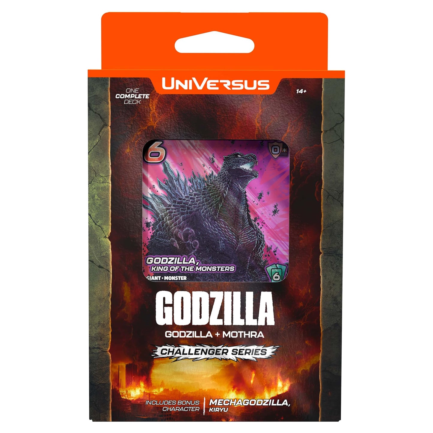 UniVersus Godzilla Challenger Series - Godzilla & Mothra Deck - 2 Character Decks, Ready to Play, Deck Building Card Game, Licensed, UVS Games