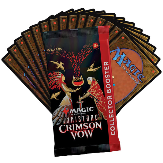 Magic: The Gathering Innistrad: Crimson Vow Collector Booster | 15 Magic Cards